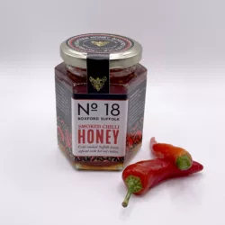 Cold-smoked chilli honey