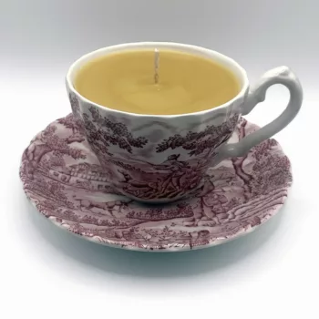 Beeswax Teacup Candle