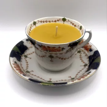 Millwood Wood&Sons Beeswax Teacup Candle